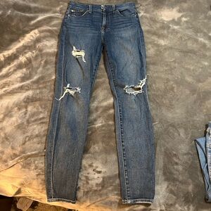 Distressed High Waist Gwenevere Skinny jeans